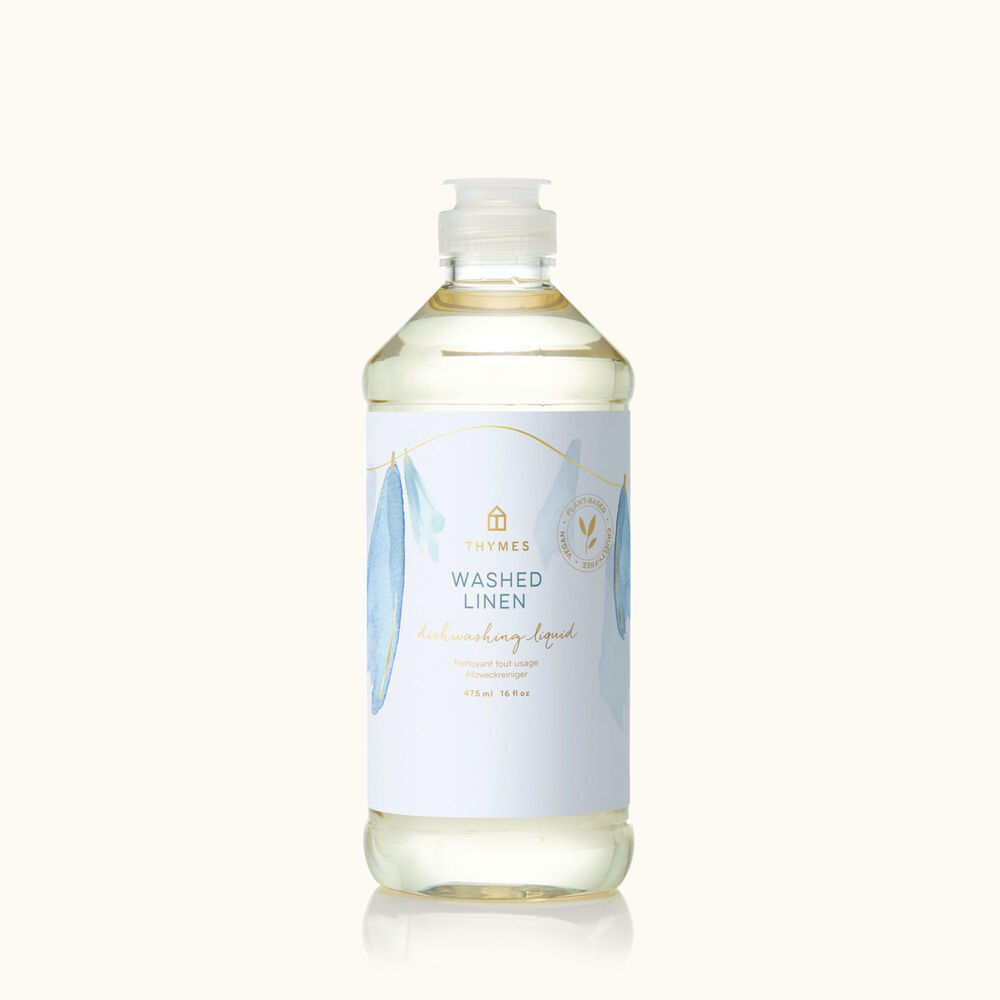 Thymes Washed Linen Dishwashing Liquid for Sparkling Clean Dishes image number 1